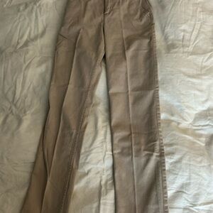 Abercrombie Kids Tan Straight-Leg Khaki Pants Size 15/16